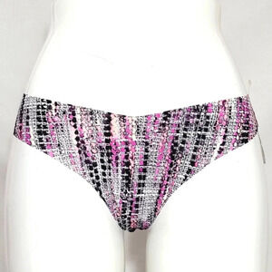 Commando Printed Thong Size MEDIUM/LARGE Pink Tweed NWTNew with‎ Tags DUE TO